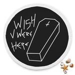 WISH V WERE HERE BEACH TOWEL - COFFIN CLVB