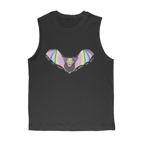 SKULL BAT TANK - COFFIN CLVB